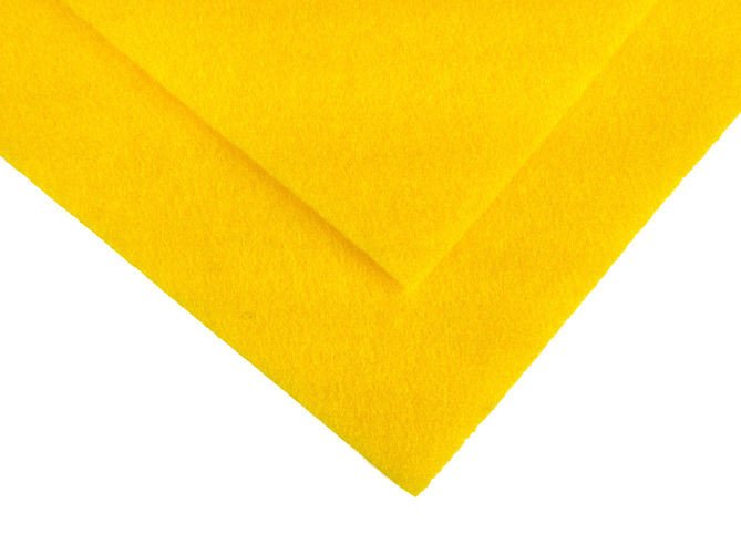 Filc w arkuszu 30x40 cm - żółty