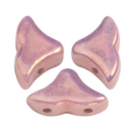 Hélios® par Puca®: Opaque Mix Violet Gold Ceramic Look, 21 pcs