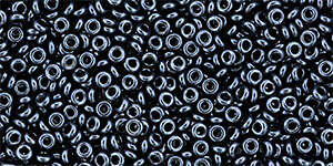 TOHO Demi Round 11/0: TN-11-81 Metallic Hematite, 10g