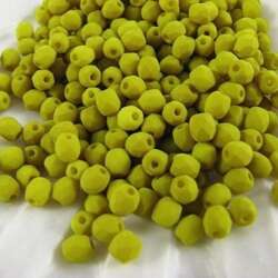 Fire Polish 3mm: Lemongrass, 40 pcs