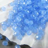 Fire Polish 3mm: Milky Sapphire, 40 pcs