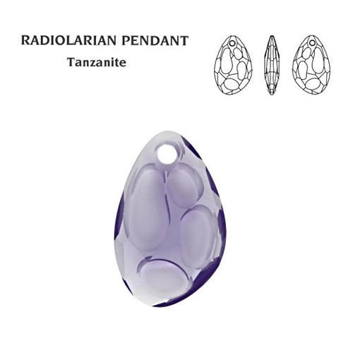 SWAROVSKI Radiolarian 18,0x11,5 mm Tanzanite