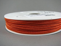 Czech viscose braid - red orange // A4302