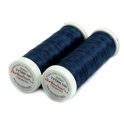 Threads for beading and soutache TYTAN 100, dark blue, 200m