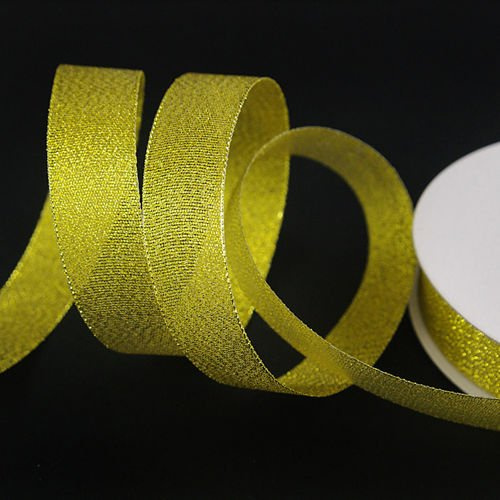 Brocade ribbon 2.5cm, gold