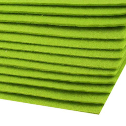 Rigid felt, 20x30 cm sheet, spring green, 1 sheet