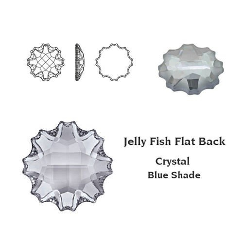 SWAROVSKI Jelly Fish 14 mm Crystal Blue Shade F