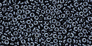 TOHO Demi Round 11/0: TN-11-81 Metallic Hematite, 5 g