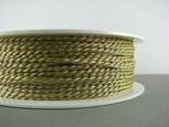 METALLIC CORD TWISTED 2 MM GOLD