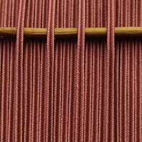 Greek silk braid 4mm - dusty pink, 1m