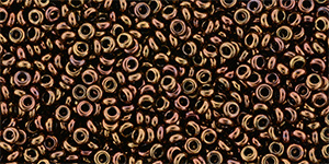 TOHO Demi Round 11/0: TN-11-501 Higher-Metallic Cinnamon Bronze, 5g