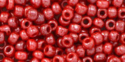 TOHO Round 8/0: TR-08-125 Opaque-Lustered Cherry, 10 g