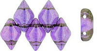 GEMDUO 8x5mm: Luster - Transparent Amethyst, 36 pcs