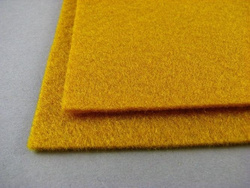 Felt in the sheet 30x40cm - mustard