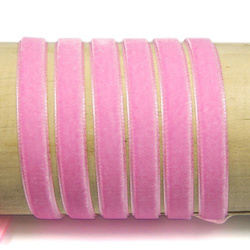 Velvet ribbon 10 mm, pink