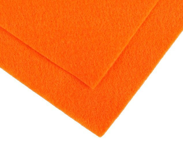 Felt in the sheet 30x40cm - Orange