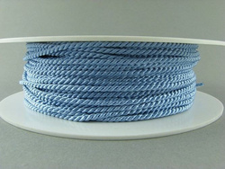 2mm SATIN TWISTED CORD - LIGHT BLUE // A1702