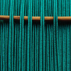 Greek silk braid 4mm - teal, 1m