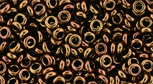 TOHO Demi Round 8/0: TN-08-501 Higher-Metallic Cinnamon Bronze, 5g