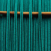 Greek silk braid 4mm - teal, 1m