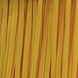 Greek polyester braid 3mm - yellow, 1m