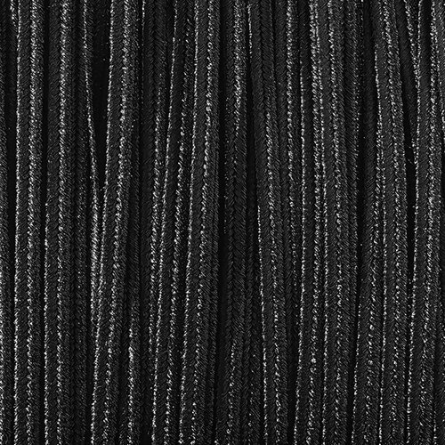 Greek metalized braid 4mm type gold thread - black, 1m