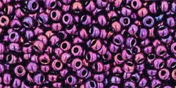 TOHO Round 11/0: TR-11-503 Higher-Metallic Dk Amethyst, 10g