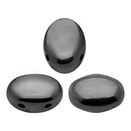 Samos® par Puca®: Jet Hematite, 20 szt.