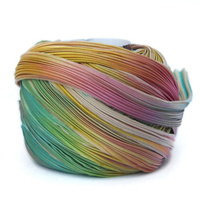 Shibori silk ribbon - Ecru Borealis [10cm]