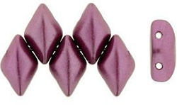 GEMDUO 8x5mm: Pearl Coat - Plum, 36 szt.