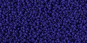 TOHO Round 15/0: TR-15-48F Opaque Frosted Navy-Blue, 5g