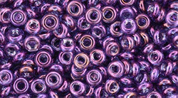 TOHO Demi Round 8/0: TN-08-205 Gold-Lustered Dk Amethyst, 5g