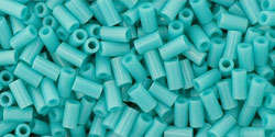 TOHO Bugle #1 (3 mm): TB-01-55 Opaque Turquoise, 10g