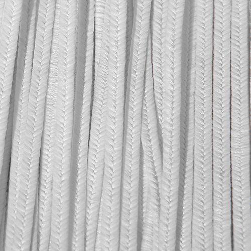 Greek polyester braid 3mm - white, 1m