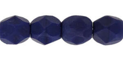 Fire Polish 3mm: Navy Blue, 40 pcs