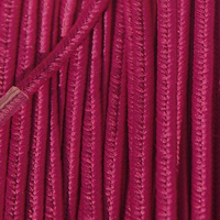 Greek polyester braid 3mm - burgundy, 1m