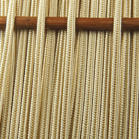 Greek silk braid 4mm - golden beige, 1m