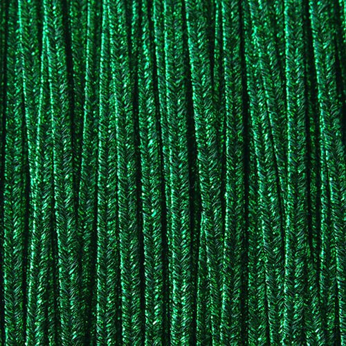 Greek metalized braid 4mm type lurex - green, 1m