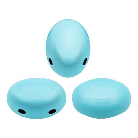 Samos® par Puca®: Opaque Aqua, 20 pcs