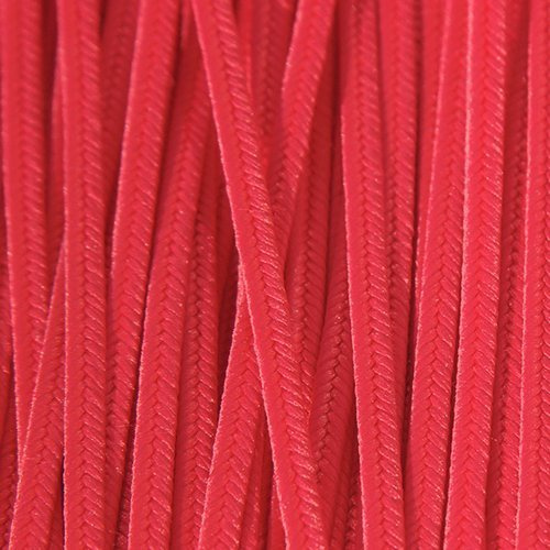 Greek polyester braid 3mm - coral, 1m