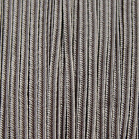 Greek artificial silk (rayon) braid 4mm - gray, 1m