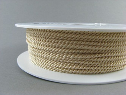 2mm SATIN TWISTED CORD - BEIGE // A1902