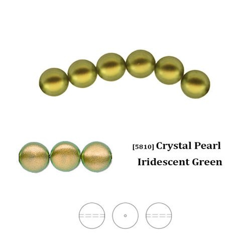 Swarovski 5810 Crystal Pearl 3 mm Iridescent Green (IGPRL), nowy kolor!