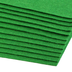 Rigid felt, 20x30 cm sheet, green light, 1 sheet