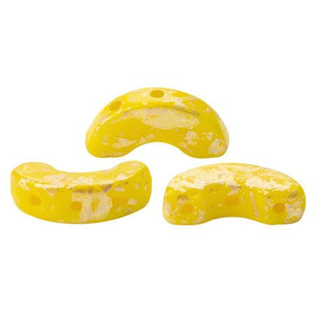 Arcos® par Puca®: Opaque Jonquil Splash, 25 szt.