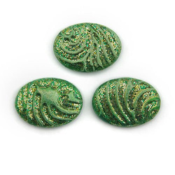 Cabochon CM Classic oval 11x15 green