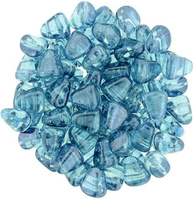 NIB-BIT 6x5mm: Luster - Transparent Blue, 25 pcs