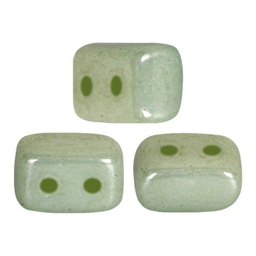 Ios® par Puca®: Opaque Light Green Ceramic Look, 55 pcs