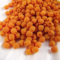 Fire Polish 3mm: Lemongrass (Pumpkin), 40 pcs