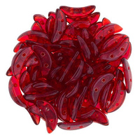 Crescent 3x10mm: Siam Ruby, 45 szt.